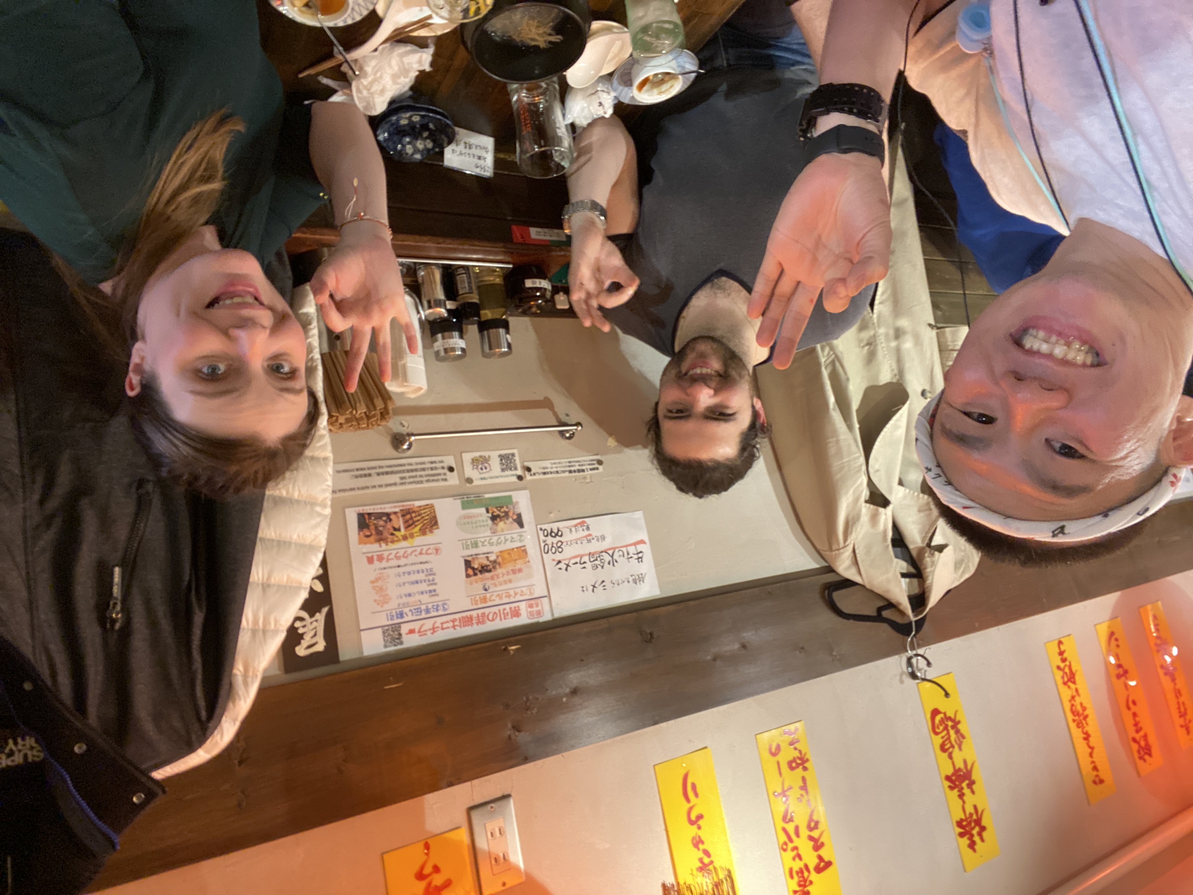 International visitors enjoying a meal at Gyoupao Roppongi Crossing
